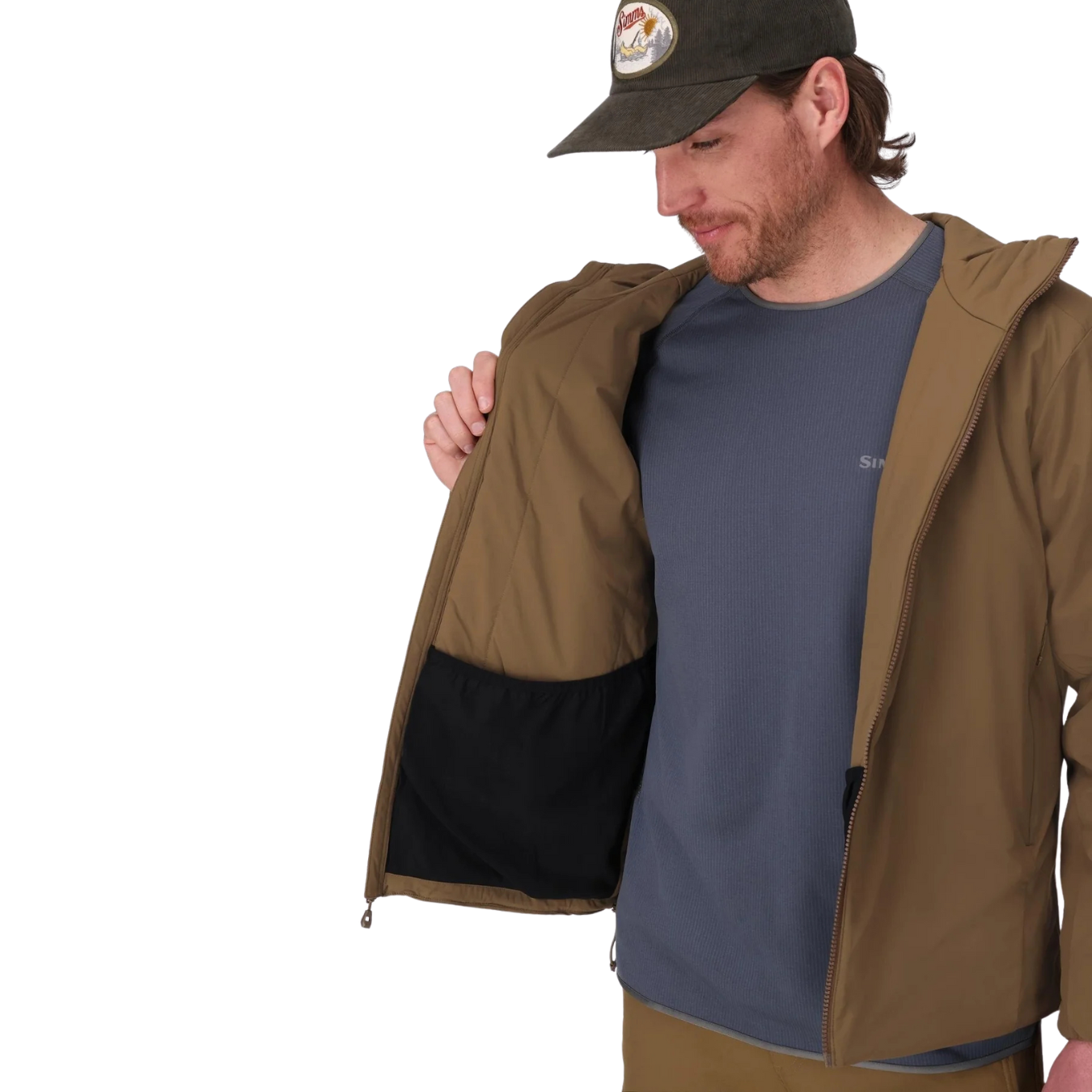 Simms Men's Midstream Wool Insulated Hooded Jacket