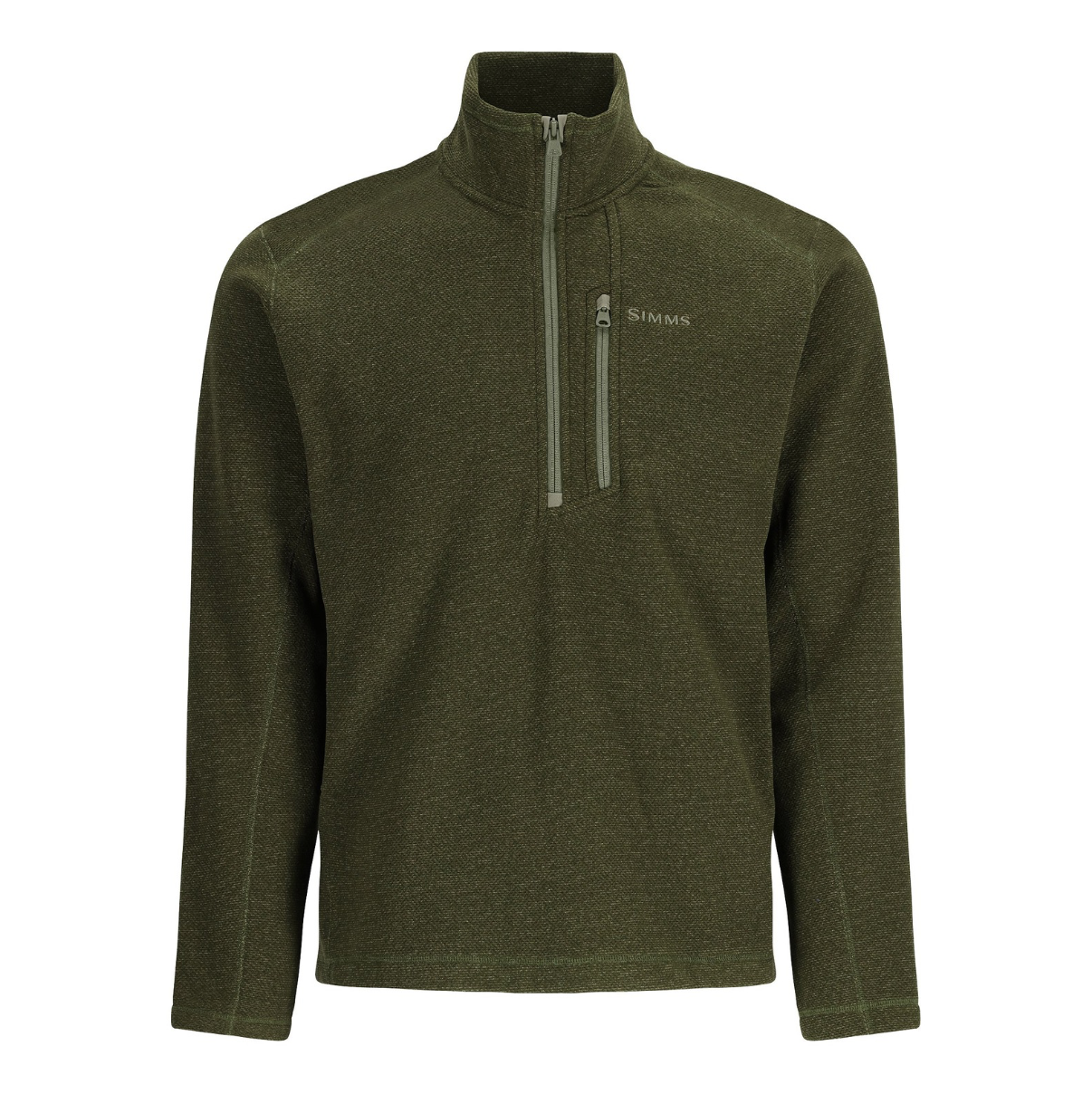 Simms Men's Rivershed-Half Zip Fleece