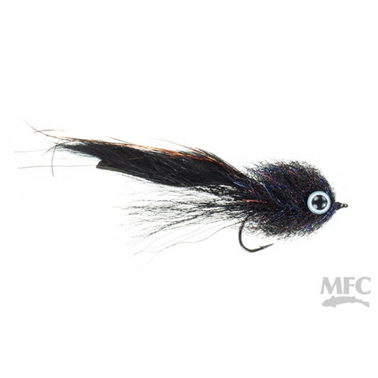 Sipple's Nabby Minnow Streamer black magic