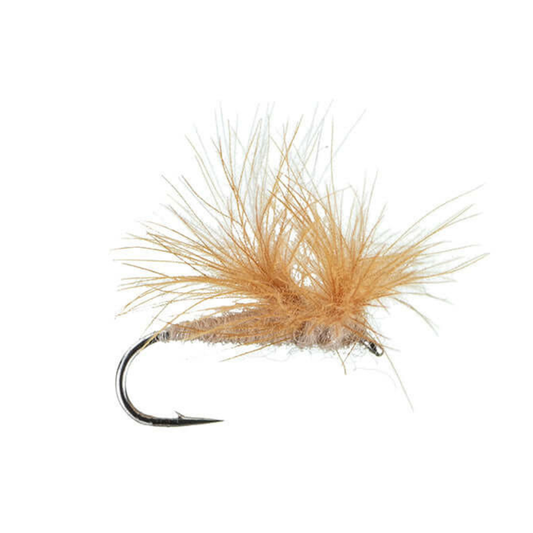 Spent CDC Caddis Tan Dry Fly