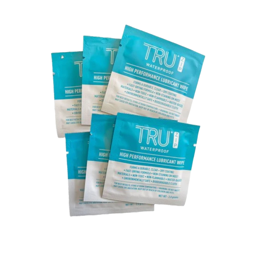 TruZip Lubricant Wipes - 6 Pack