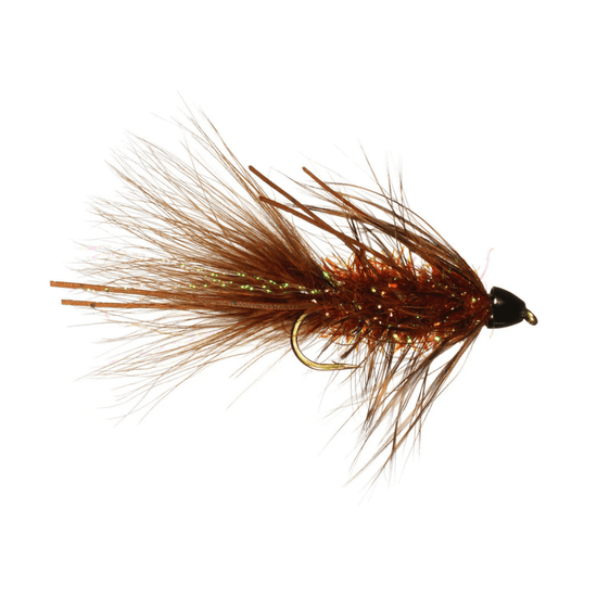 Tungsten Conehead Krystal Bugger brown