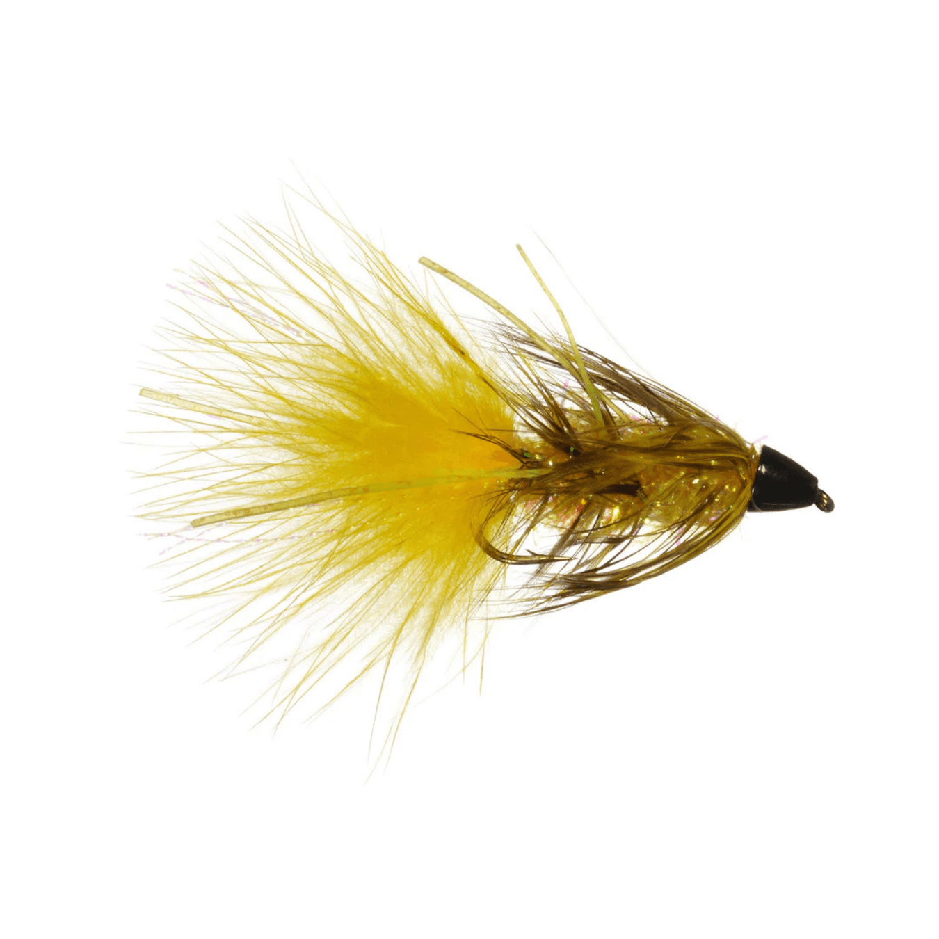 Tungsten Conehead Krystal Bugger yellow