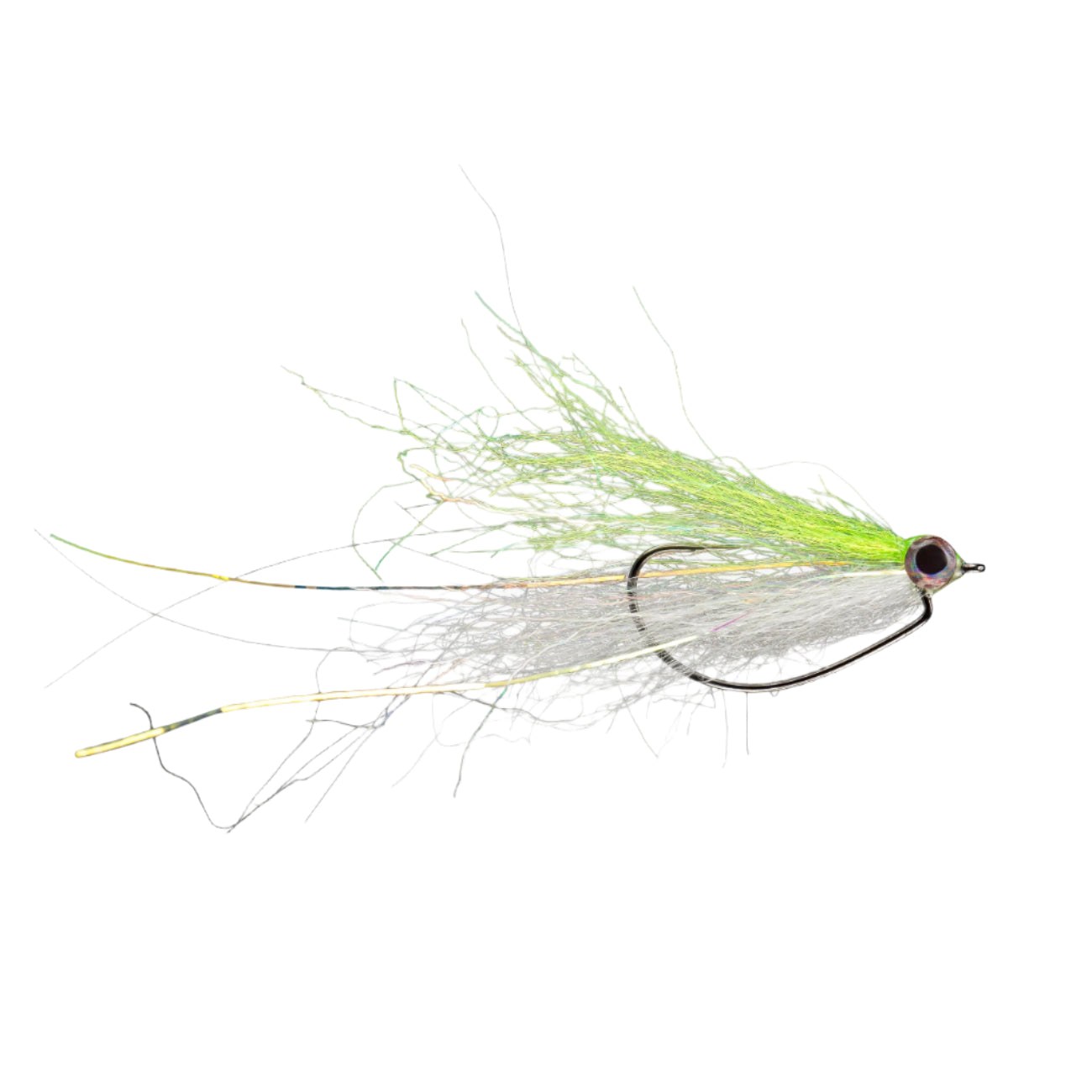 Turn Up Da Bass Streamer white chartreuse