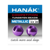 Hanak Round Slotted Tungsten Beads