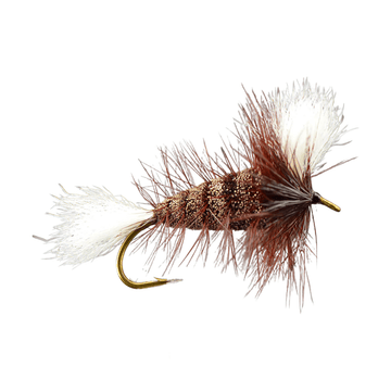 Wulff Bomber Chocolate Brown/Brown Hackle Salmon Fly
