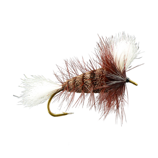 Wulff Bomber Chocolate Brown/Brown Hackle Salmon Fly