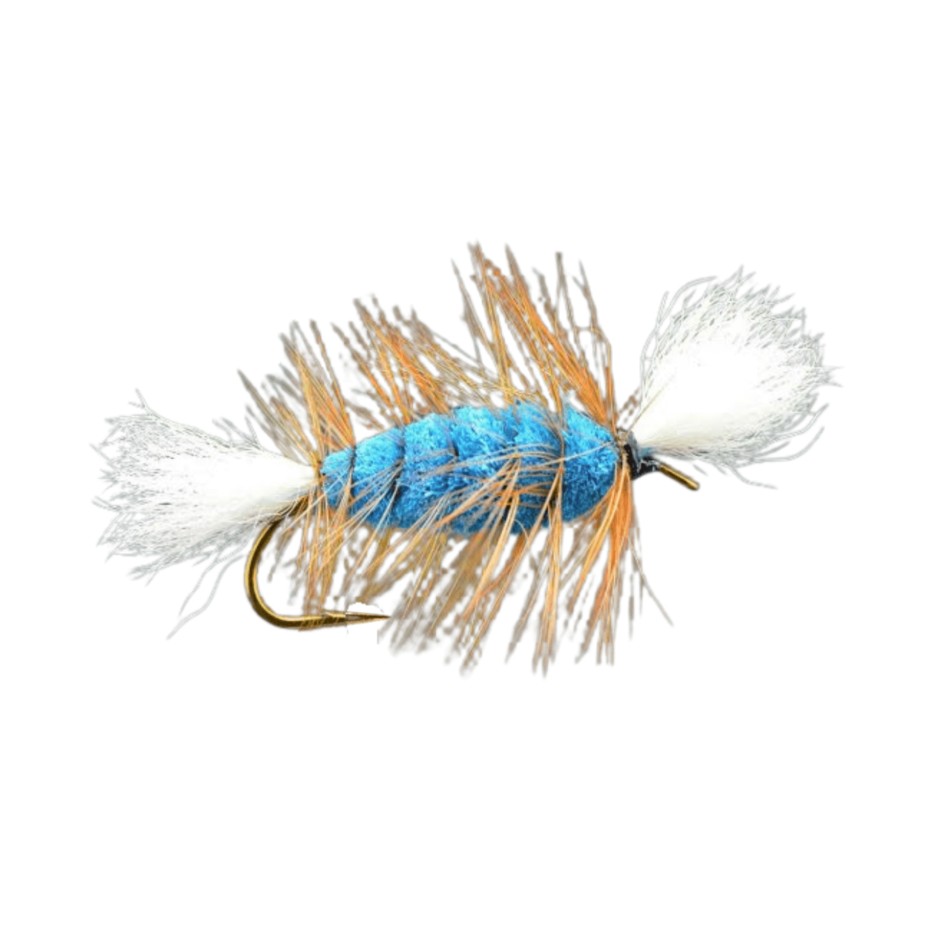 Wulff Bomber - Labatt Blue-Brown Hackle – Drift Outfitters