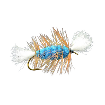 Wulff Bomber Labatt Blue/Brown Hackle Salmon Fly