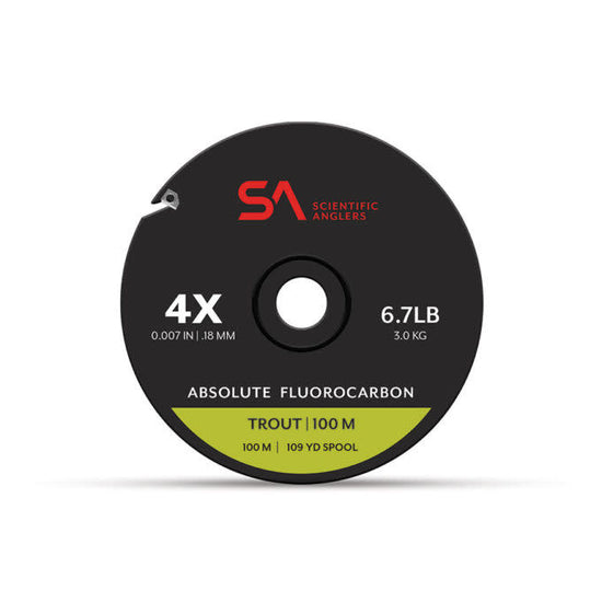 absolute fluorocarbon trout 100m