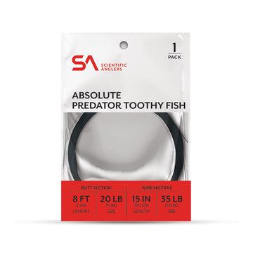 SCIENTIFIC ANGLERS - ABSOLUTE PREDATOR TOOTHY FISH TITANIUM LEADER 55LB