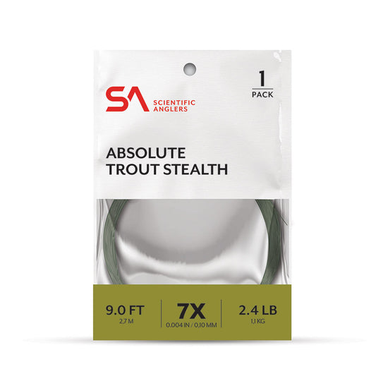 SCIENTIFIC ANGLERS - ABSOLUTE TROUT STEALTH LEADER