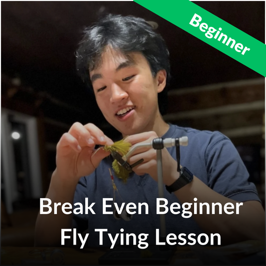 break even beginner fly tying lesson