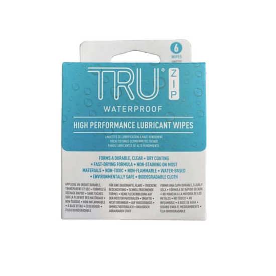 TruZip Lubricant Wipes - 6 Pack