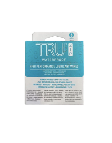 TruZip Lubricant Wipes - 6 Pack