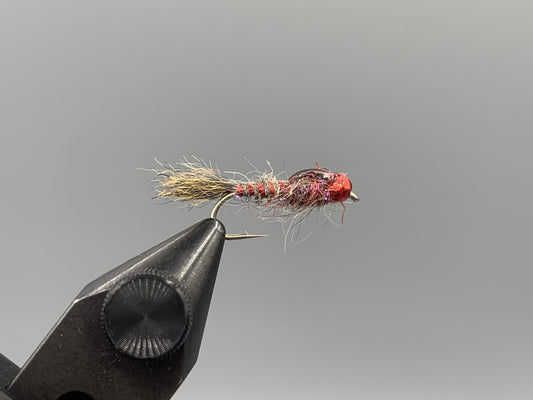 BH Lucent Hare's Ear Nymph - Red