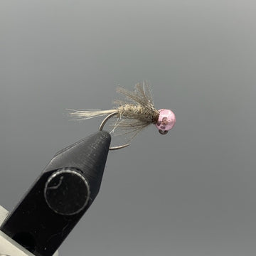 Pink BH Hare's Ear Jig #14