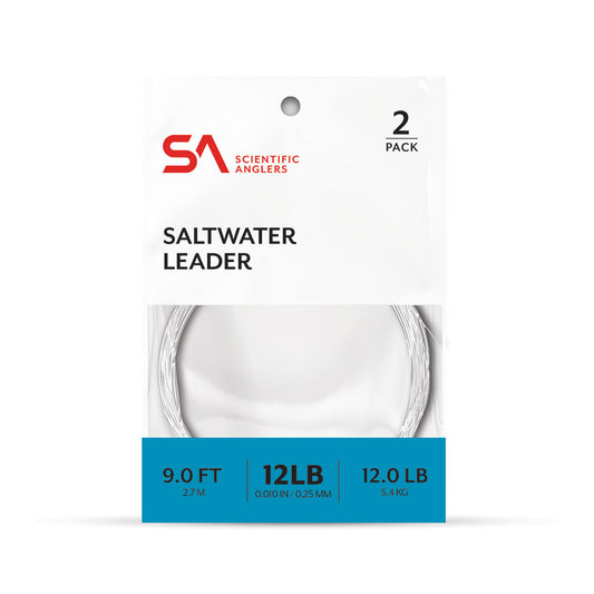 SCIENTIFIC ANGLER - SALTWATER LEADER 9' - 2 PK