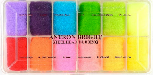 Wapsi Dubbing Dispenser -  Antron Bright Steelhead #3