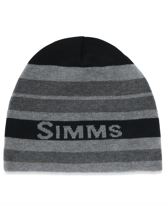Simms Everyday Beanie - Carbon Stripe.